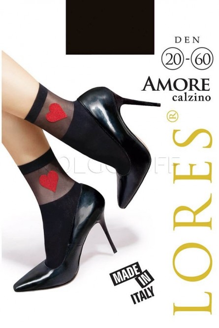 Носки женские с узором LORES Amore calzino 20-60