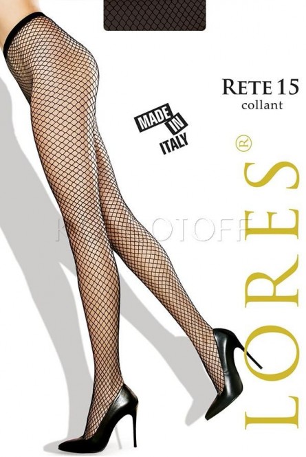 Женские колготки в среднюю сетку LORES Rete 15 collant