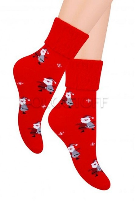 Новогодние женские носки STEVEN ART 030 