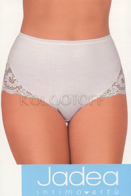 Хлопковые женские трусики-слип с высокой посадкой JADEA by Intimo Artu 07