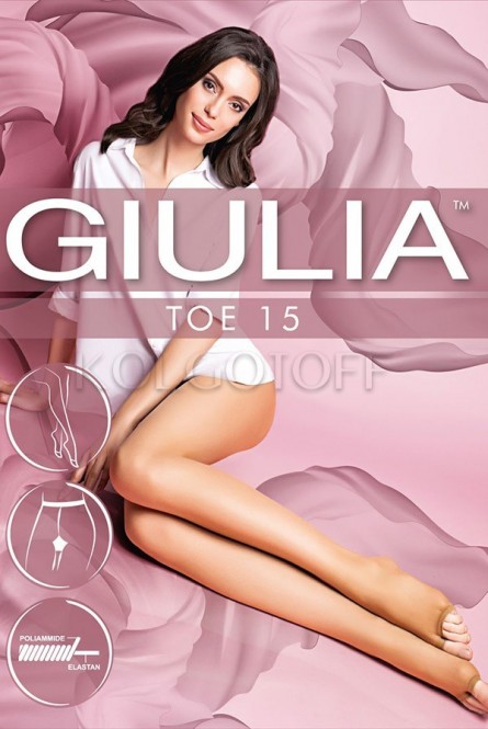Колготки с открытыми пальцами GIULIA Toe 15