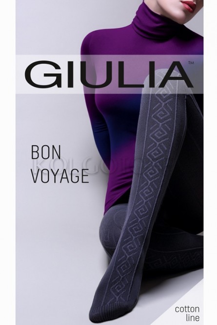 Колготки женские с узором GIULIA Bon Voyage 200 model 4