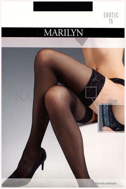 Чулки женские MARILYN Erotic 15 hold ups