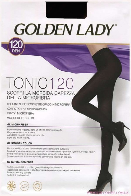 Колготки женские плотные GOLDEN LADY Tonic 120