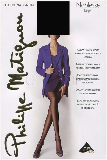 Классические колготки без шортиков PHILIPPE MATIGNON Noblesse leger 15