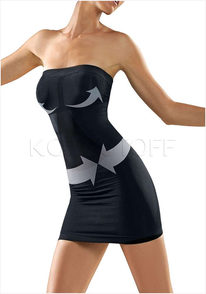 Моделирующее платье-грация без бретели INTIMIDEA TUBINO BODYEFFECT ORO Art.810130