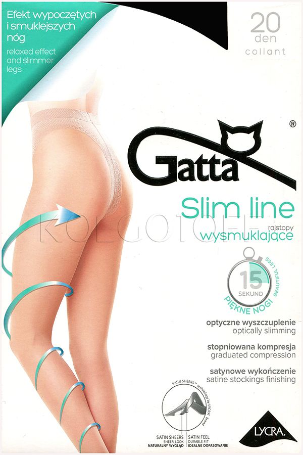 Колготки з підтримуючим ефектом GATTA Slim Line 20