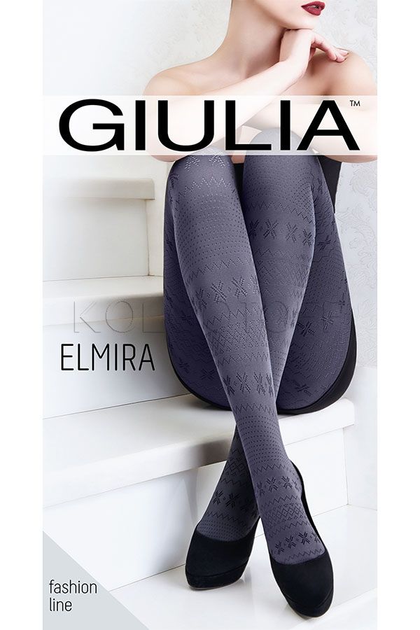 Колготки с узором GIULIA Elmira 100 model 11