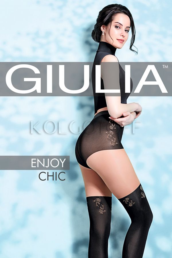 Колготки з імітацією панчіх GIULIA Enjoy CHIC 60 model 4