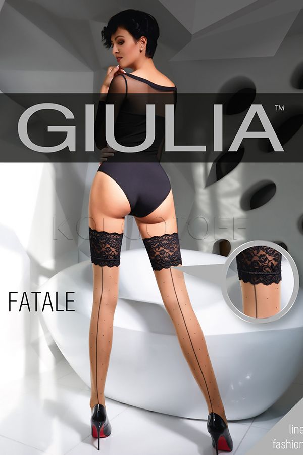 Чулки с узором GIULIA Fatale 20 model 1