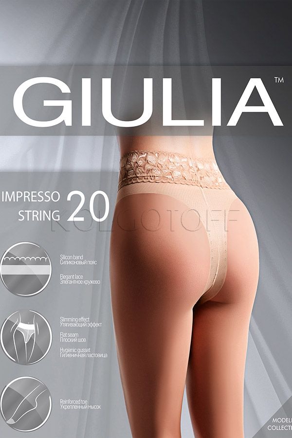 Коригувальні колготки GIULIA IMPRESSO STRING 20