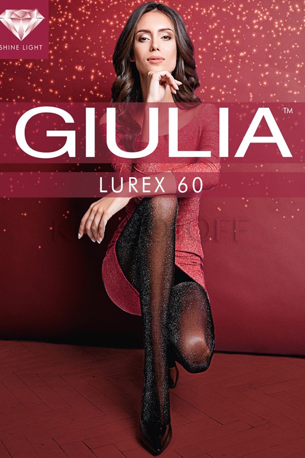 Щільні жіночі колготки з люрексом GIULIA Lurex 60 model 1