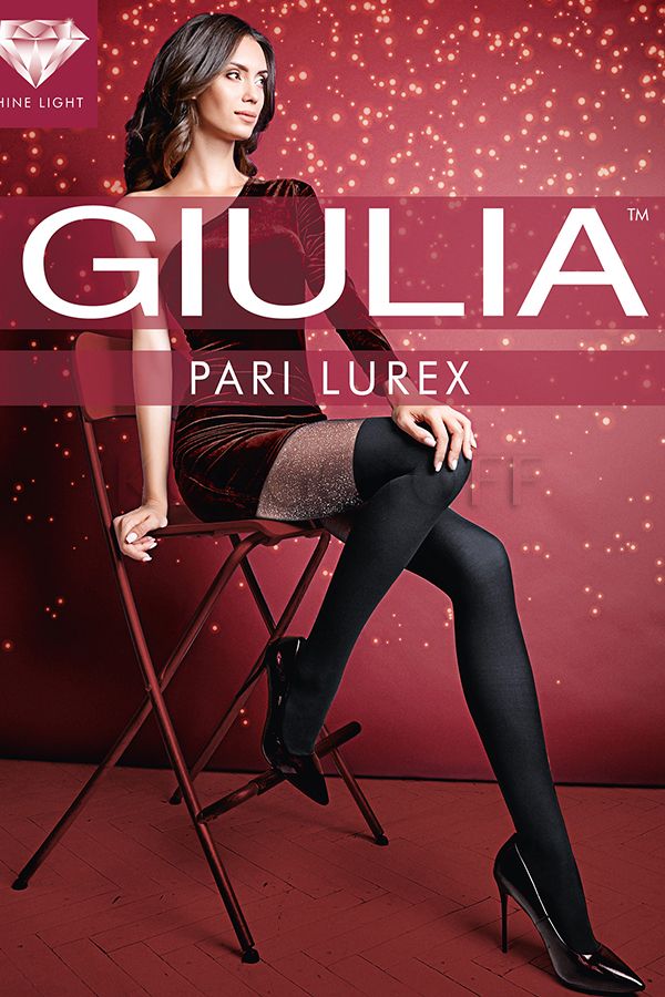 Колготки с имитацией чулок и люрексом GIULIA Pari Lurex 60 model 1