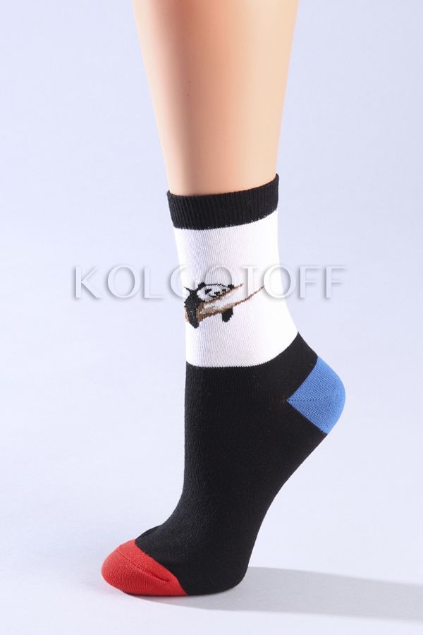 Шкарпетки бавовняні жіночі з візерунком GIULIA WSL-017