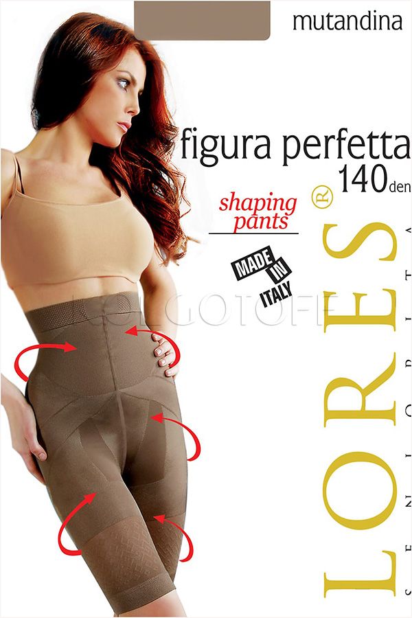 Женские моделирующие шорты большого размера LORES Figura Perfetta 140 XXL