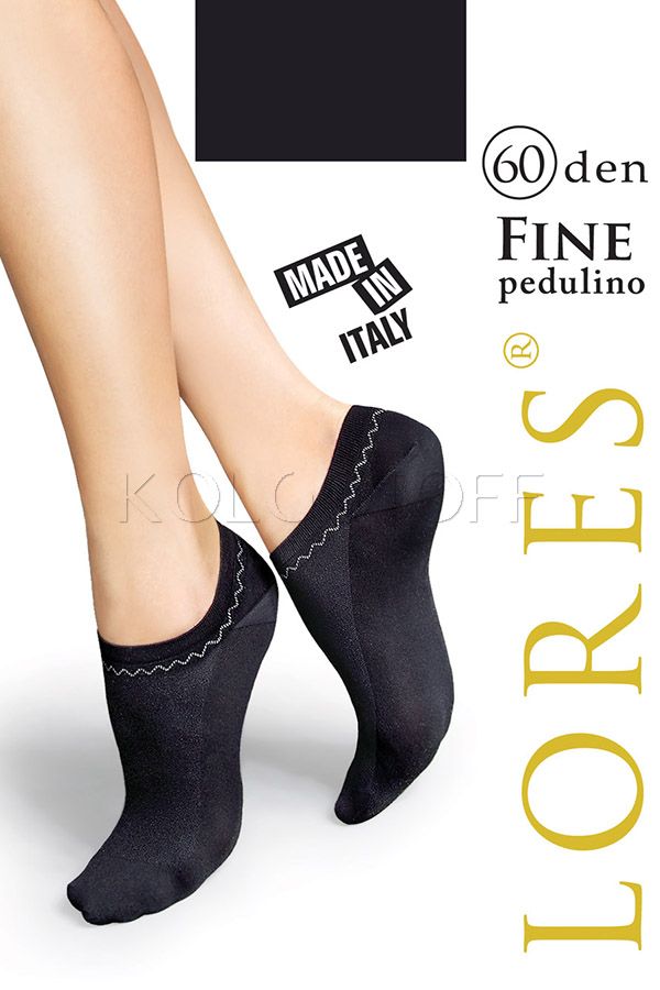 Жіночі укорочені шкарпетки з візерунком LORES Fine calzino