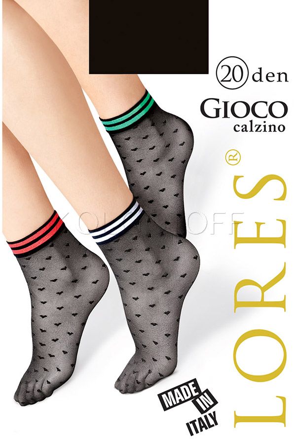 Шкарпетки жіночі з візерунком LORES Gioco calzino 20