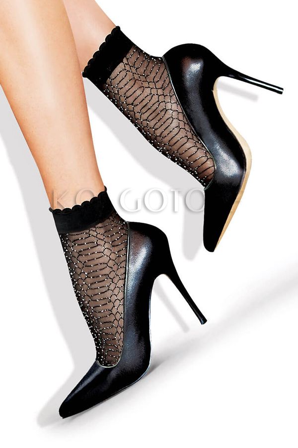 Жіночі фантазійні шкарпетки з люрексом LORES Idra calzino