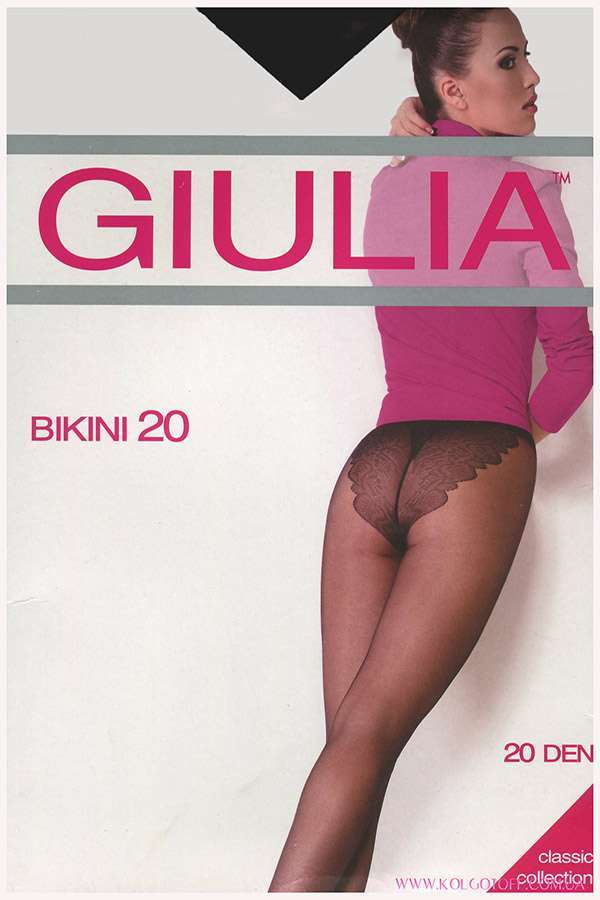 Колготки з ажурними трусиками GIULIA Bikini 20