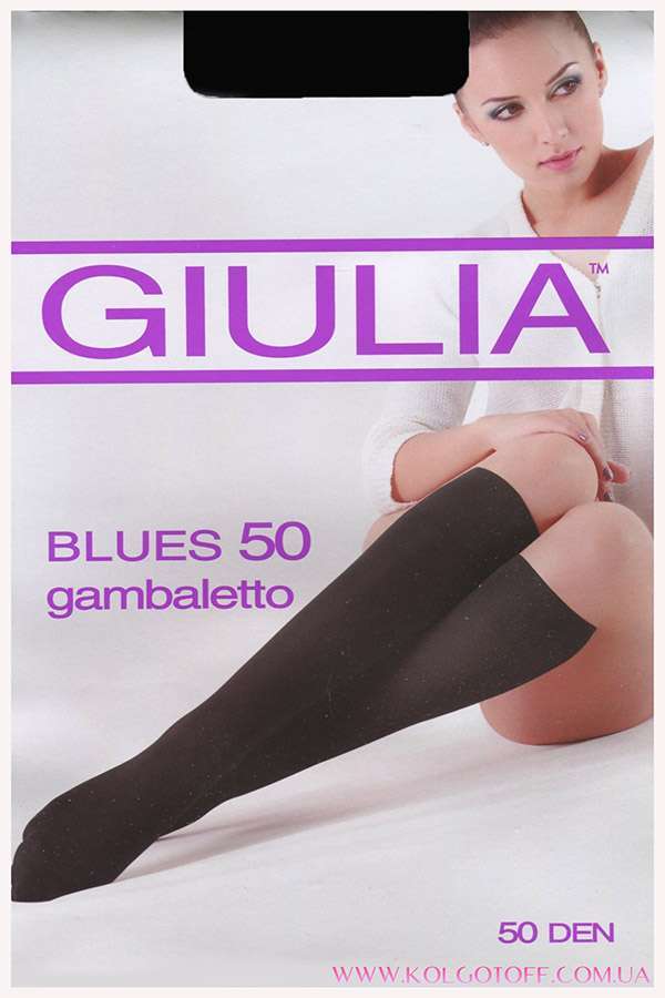 Гольфы классические из микрофибры GIULIA Blues 50 gambaletto