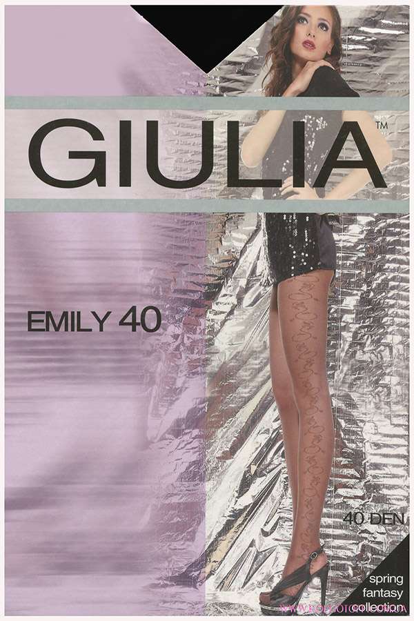 Колготки жіночі з візерунком GIULIA Emily 40 model 13