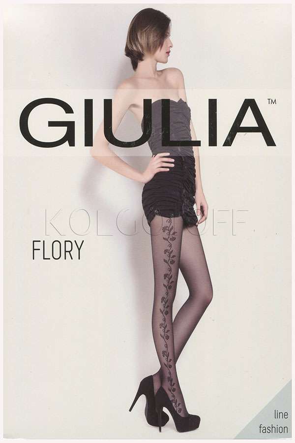 Колготки жіночі з візерунком GIULIA Flory 40 model 4