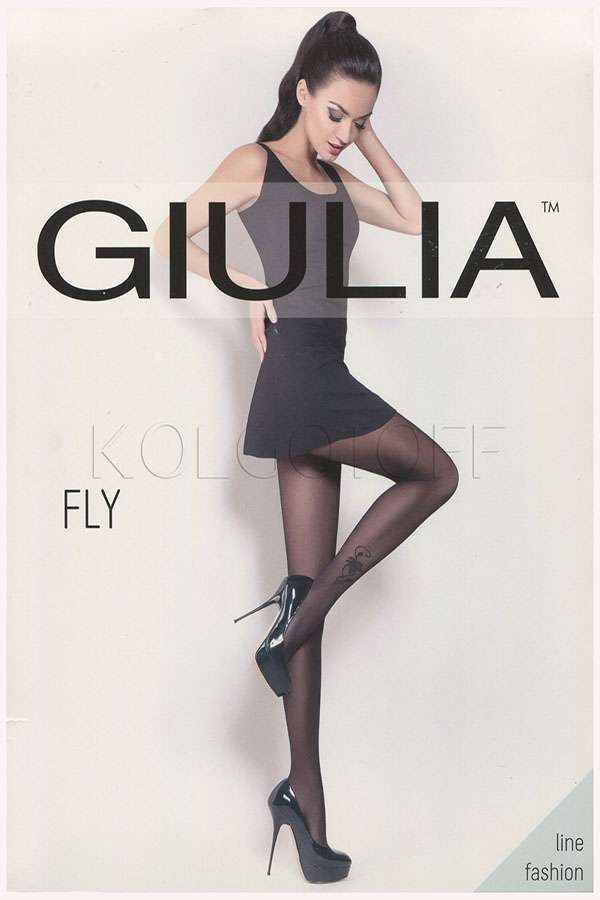 Колготки жіночі з візерунком GIULIA Fly 20 model 70