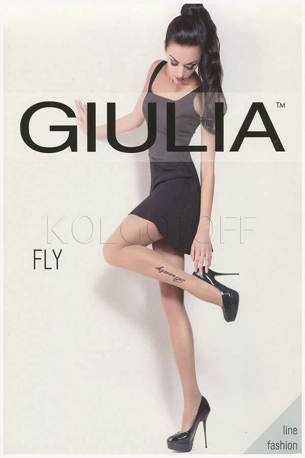 Колготки жіночі з візерунком GIULIA Fly 20 model 71