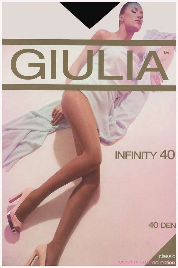 Колготки класичні жіночі без шортиків GIULIA Infinity 40