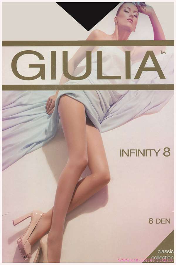 Колготки жіночі ультратонкі без шортиків GIULIA Infinity 8
