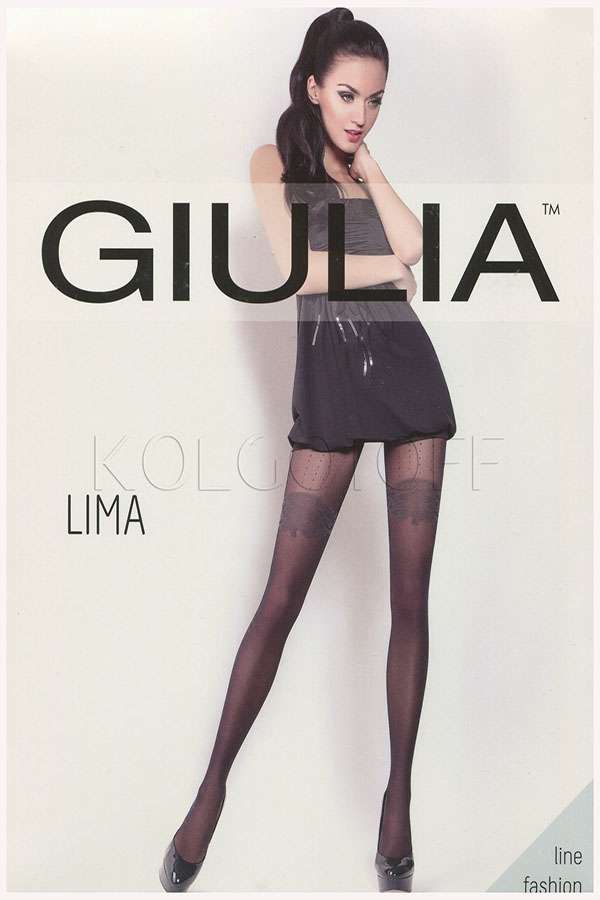 Колготки жіночі з імітацією панчіх GIULIA Lima 20 model 9