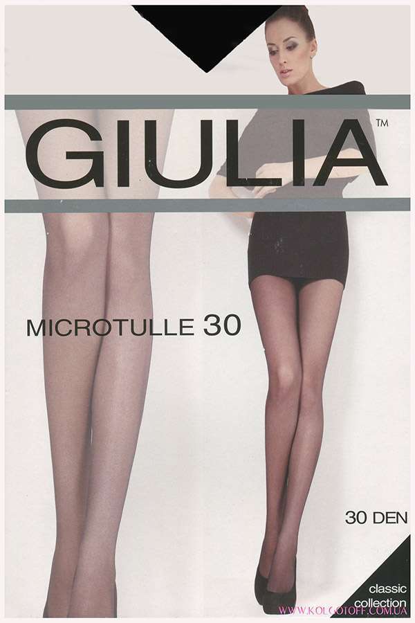 Колготки микросетчатые GIULIA Microtulle 30