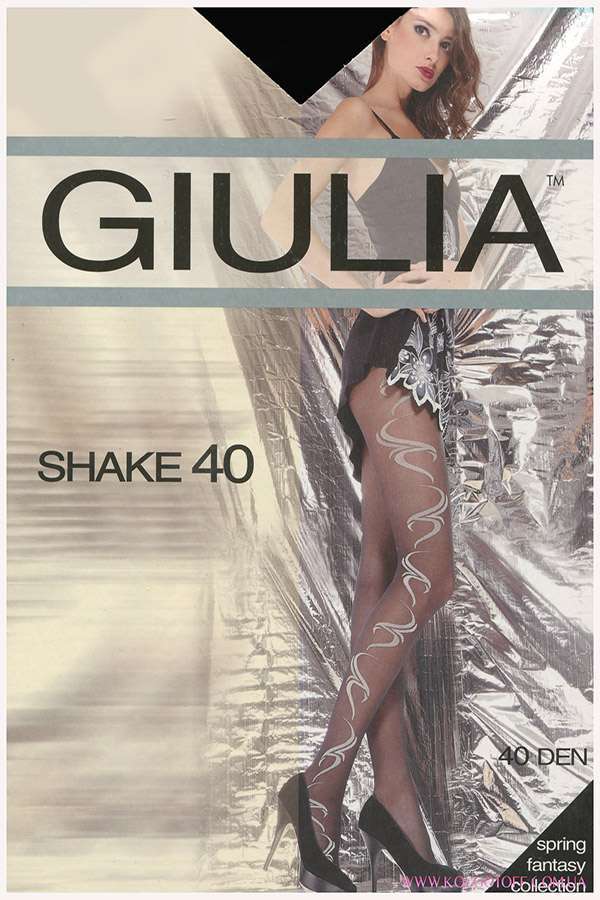 Колготки жіночі з візерунком GIULIA Shake 40 model 4