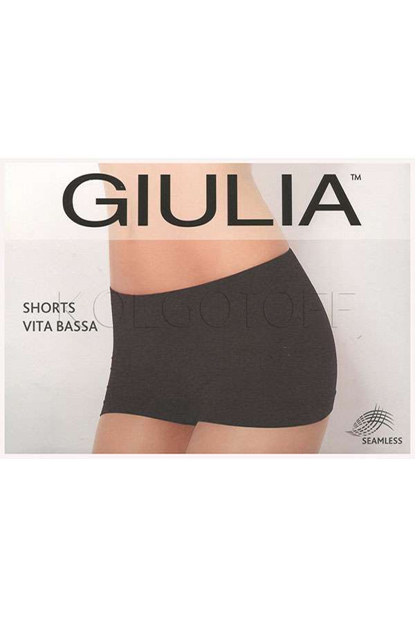 Бесшовные трусики-шорты GIULIA Shorts vita bassa