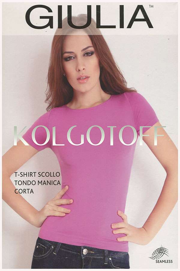Безшовна футболка GIULIA T-SHIRT SCOLLO TONDO MANICA CORTA