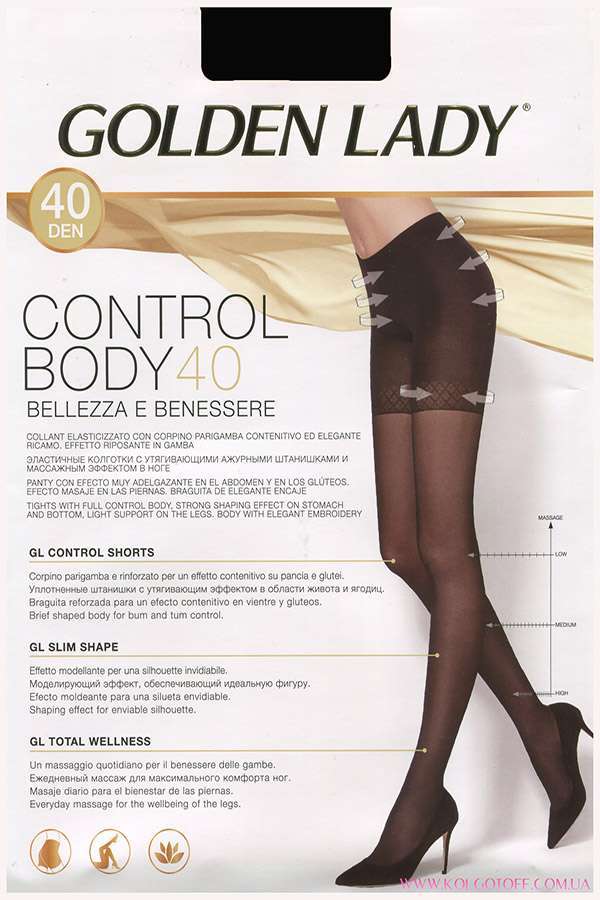 Колготки моделирующие GOLDEN LADY Control Body 40