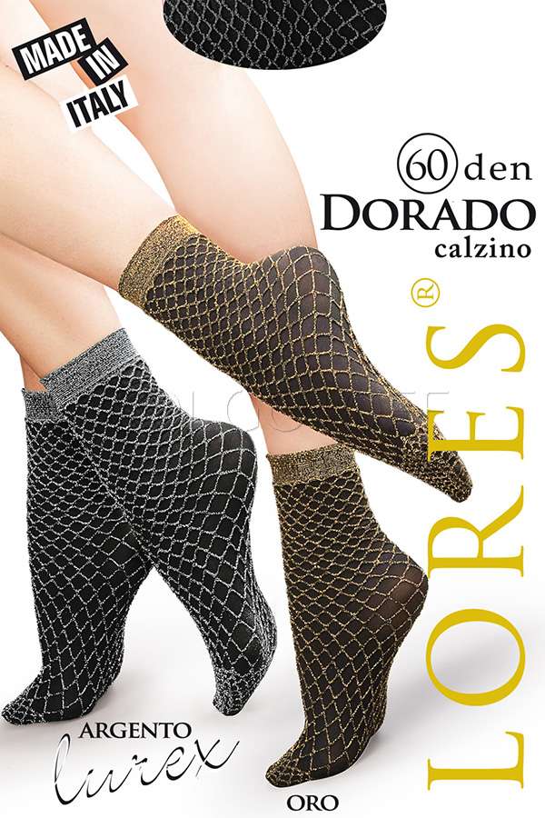 Шкарпетки жіночі з люрексом LORES Dorado 60