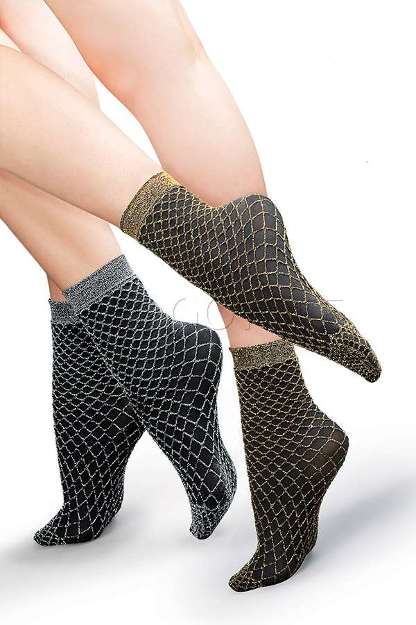 Шкарпетки жіночі з люрексом LORES Dorado 60