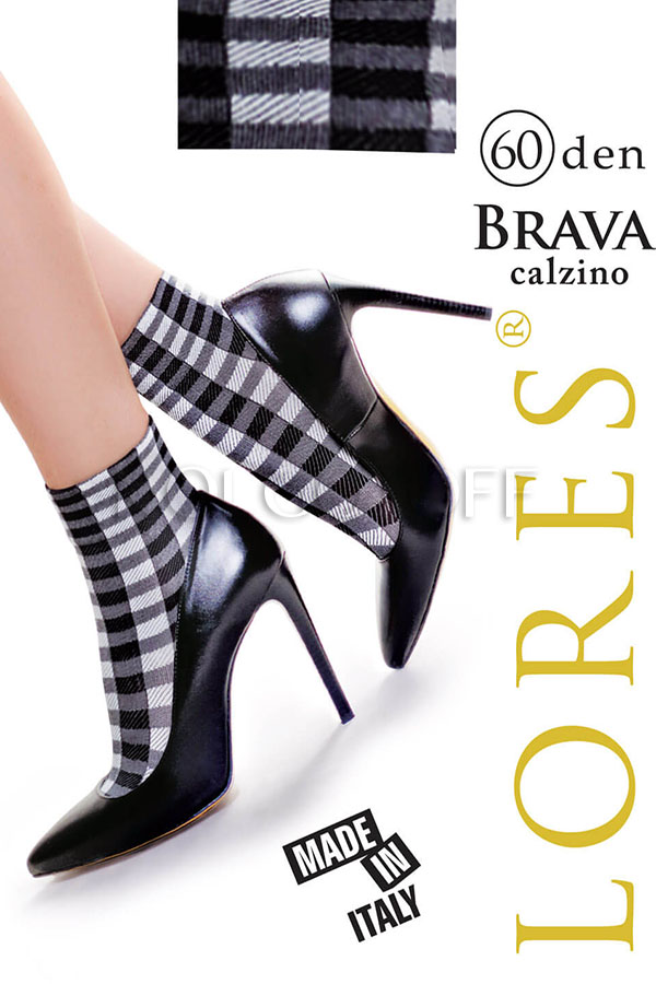 Шкарпетки жіночі з візерунком LORES Brava 60 calzino
