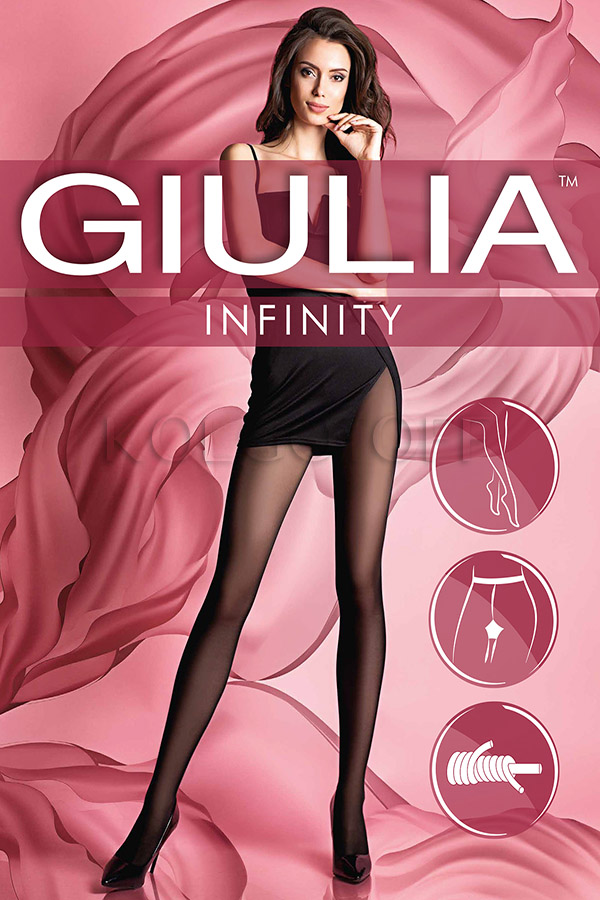 Колготки класичні жіночі без шортиків GIULIA Infinity 40