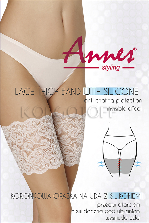 Захисна мереживна смуга ANNES Lace Thigh Band