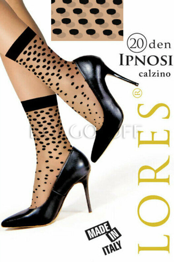 Шкарпетки жіночі з візерунком LORES Ipnosi 20 calzino