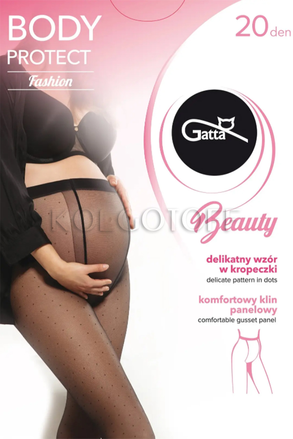 Колготки для вагітних з візерунком в точку GATTA Body Protect Fashion 20